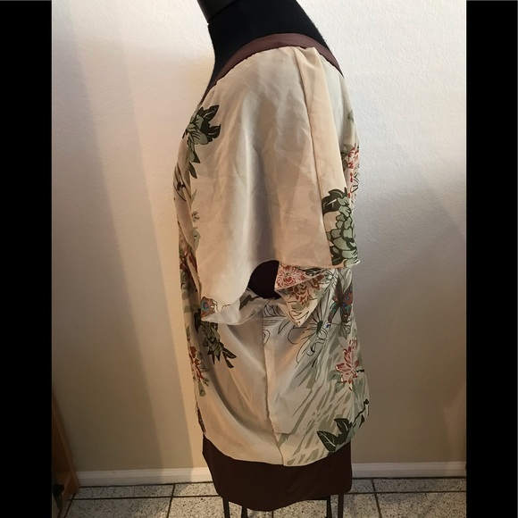 JOU JOU SZXL Blouson Floral DRESS - Picture 2 of 5